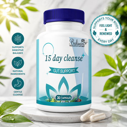 15 Day Cleanse™ Limpieza Intestinal de 15 Días | 30 Cápsulas