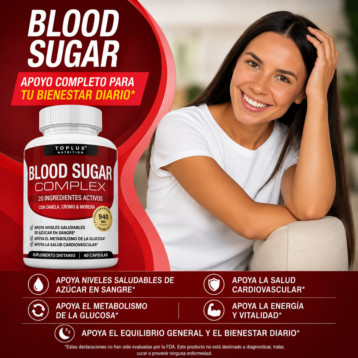 Blood Sugar™ - Suplemento para Apoyar Niveles Saludables de Glucosa