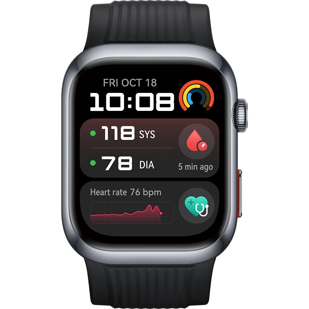 SmartWatch T500 – Monitor Médico 3 en 1 (Glucosa, Presión, Riesgo de ACV) | Menú en español